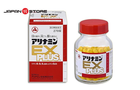 Alinamin EX plus (270 viên) アリナミンEXプラス270錠 là sản phẩm thuốc điều trị đau vai gáy, đau cơ, khớp, dây thần kinh, tê bì chân tay....