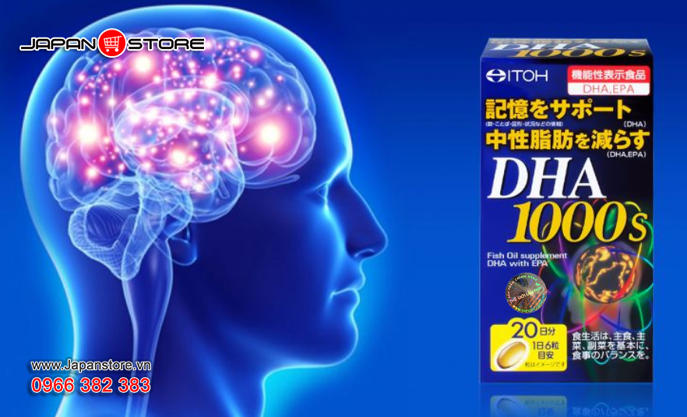 DHA 1000s-Viên uống bổ não DHA 1000s ITOH Nhật Bản 6