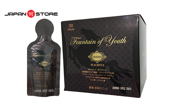 Fountain Of Youth 350000mg nuoc uong tre hoa da chiet xuat nhau thai ngua