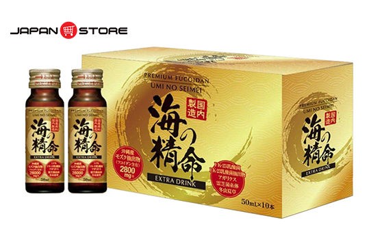 Fucoidan Umi no seimei dạng nước, còn gọi là Nước uống Fucoidan Umi No Seimei hỗ trợ điều trị Ung Thư (1)