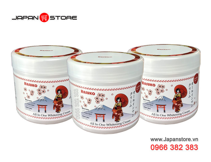 Kem ủ trắng da HASUKO - Hiệu Cô Gái Nhật Bản 280g-2