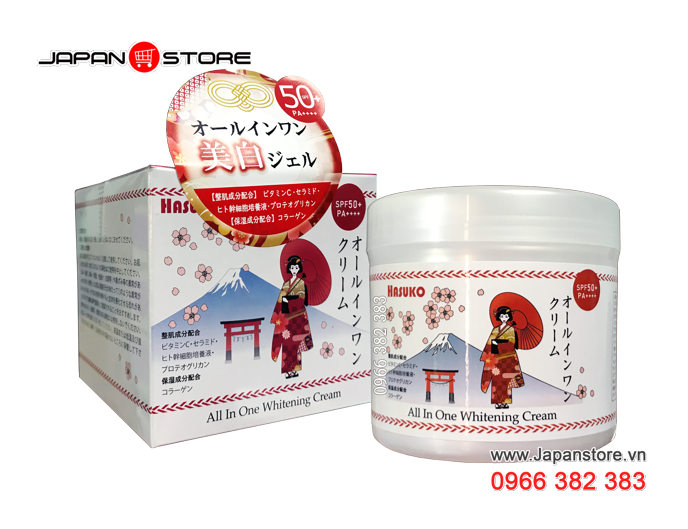 Kem ủ trắng da HASUKO - Hiệu Cô Gái Nhật Bản 280g-3