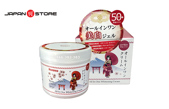 Kem ủ trắng da HASUKO - Hiệu Cô Gái Nhật Bản 280g-01