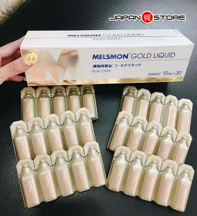 Melsmon Gold Liquid - Nuoc uong nhau thai Melsmon Gold Liquid 2