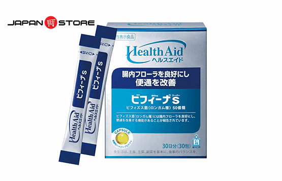 Men vi sinh Bifina S Health Aid 30 gói của Nhật Bản
