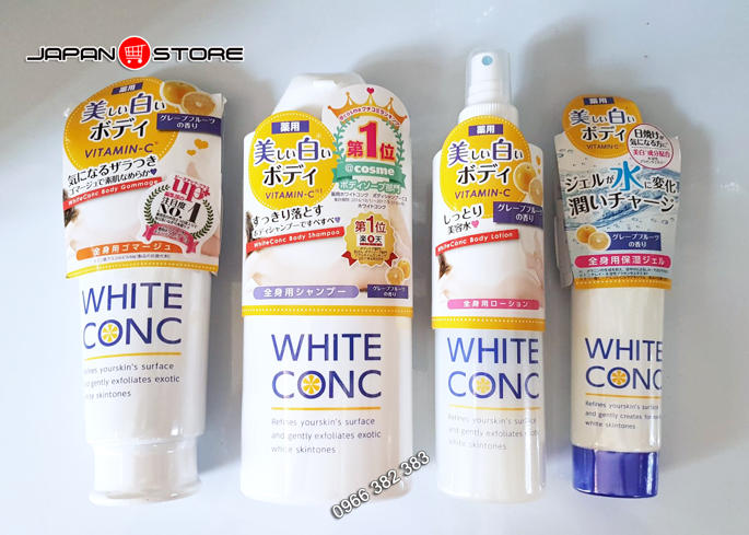 Sua tam trang White Conc Body Shampoo 360ml 4