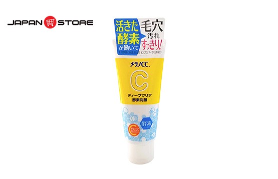 Sữa rửa mặt Melano CC Deep Clear Enzyme Face Wash 130g Chính hãng Rohto Japan 00