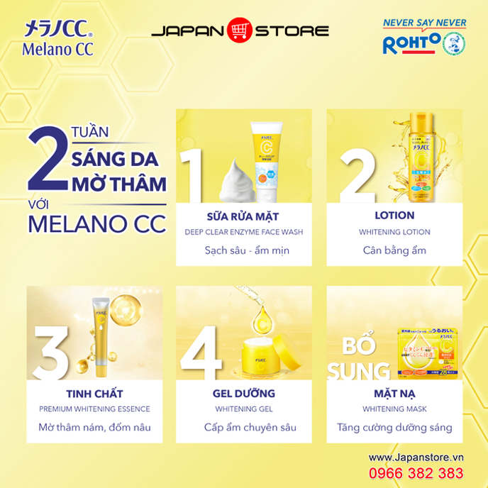 Sữa rửa mặt Melano CC Deep Clear Enzyme Face Wash 130g Chính hãng Rohto Japan 5