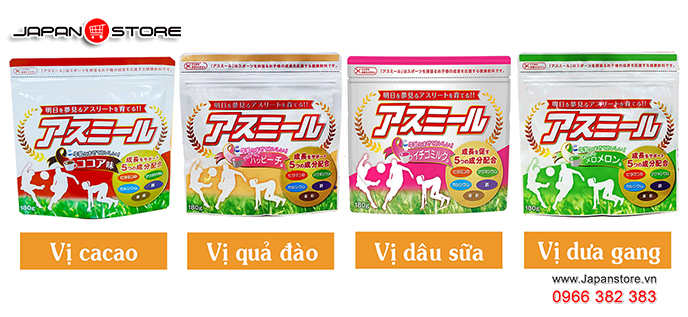 Sữa tăng chiều cao Nhật Bản - Sữa Asumiru cho trẻ từ 3 đến 16 tuổi-Japanstore_vn 13-1