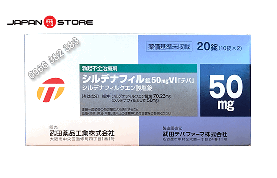Viên uống tăng cường sinh lý nam Sildenafil Tab. 50mg VI Viên Uống Tăng Cường Sinh Lý Nam Sildenafil Tab. 50Mg Vi