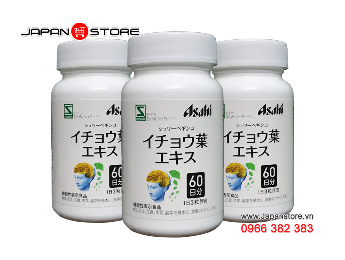 Thuốc bổ não Asahi Nhật Bản 180 viên (dùng 60 ngày)-3
