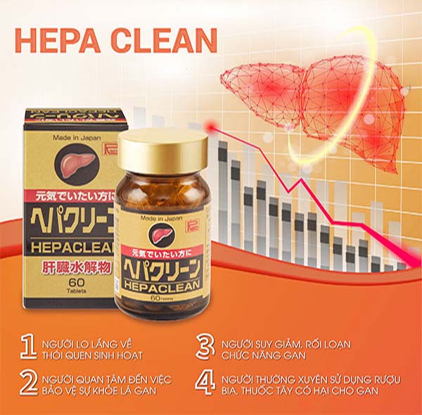 Viên uống bổ gan Hepa Clean Nhật Bản - tăng cường chức năng gan 6