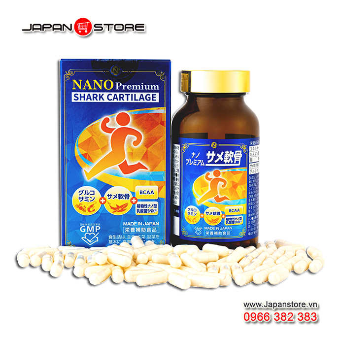 Viên uống sụn cá mập NANO PREMIUM SHARK CARTILAGE Nhật Bản 2-1