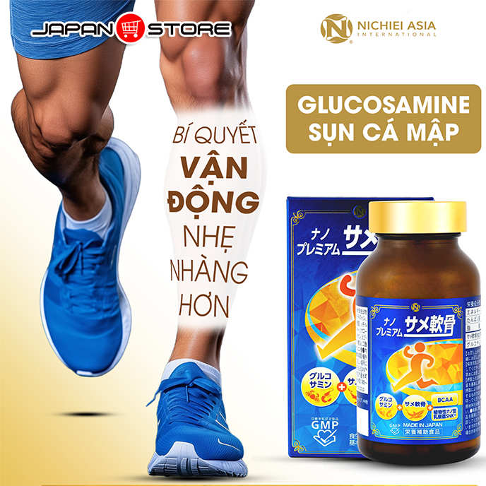 Viên uống sụn cá mập NANO PREMIUM SHARK CARTILAGE Nhật Bản 6-1