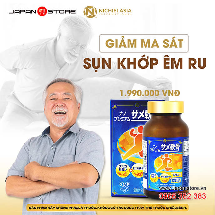 Viên uống sụn cá mập NANO PREMIUM SHARK CARTILAGE Nhật Bản 9-1