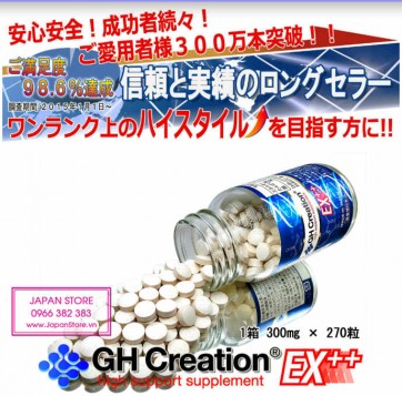 Viên uống tăng chiều cao GH Creation EX++ Chính hãng từ Nhật Bản-03-3