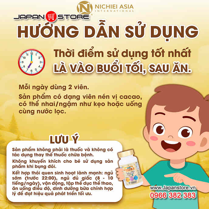 Viên uống tăng chiều cao Nano Growth Habit EX Nhật Bản 10-1