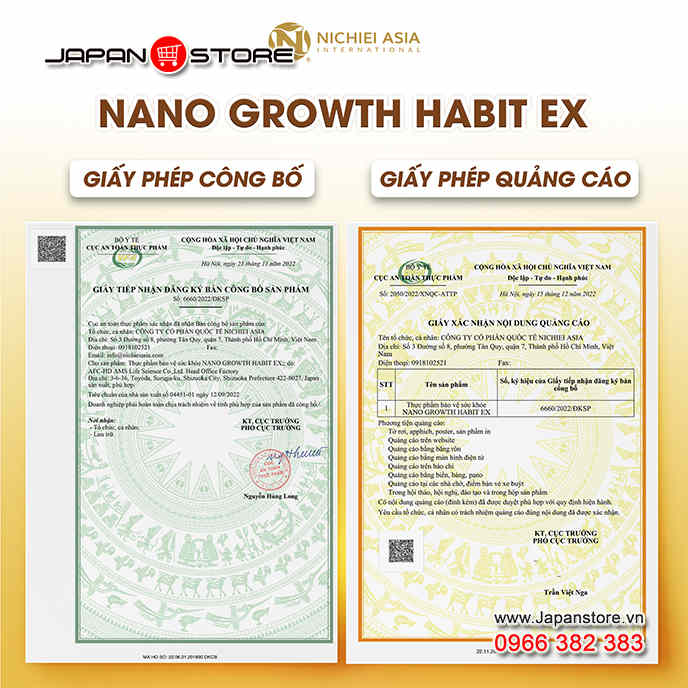 Viên uống tăng chiều cao Nano Growth Habit EX Nhật Bản 4-1